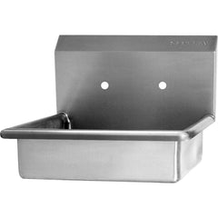SANI-LAV - Sinks; Type: Wall Mounted Wash Sink ; Outside Length: 19 (Inch); Outside Width: 16 (Inch); Outside Height: 15 (Inch); Inside Length: 16 (Inch); Inside Width: 12-1/2 (Inch) - Exact Tooling