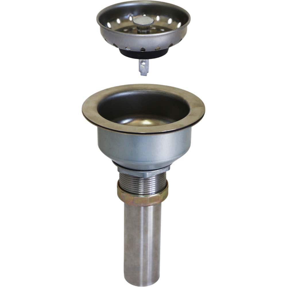 SANI-LAV - Sink Strainers & Stoppers; Type: Sink Strainer ; Size: 4-1/2" (Inch); Material: Stainless Steel - Exact Tooling
