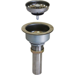 SANI-LAV - Sink Strainers & Stoppers; Type: Sink Strainer ; Size: 4-1/2" (Inch); Material: Stainless Steel - Exact Tooling