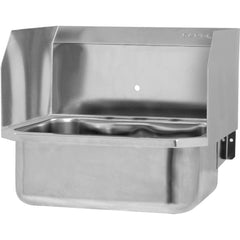 SANI-LAV - Sinks; Type: Wall Mounted Wash Sink ; Outside Length: 19 (Inch); Outside Width: 18 (Inch); Outside Height: 16-1/2 (Inch); Inside Length: 14 (Inch); Inside Width: 17 (Inch) - Exact Tooling