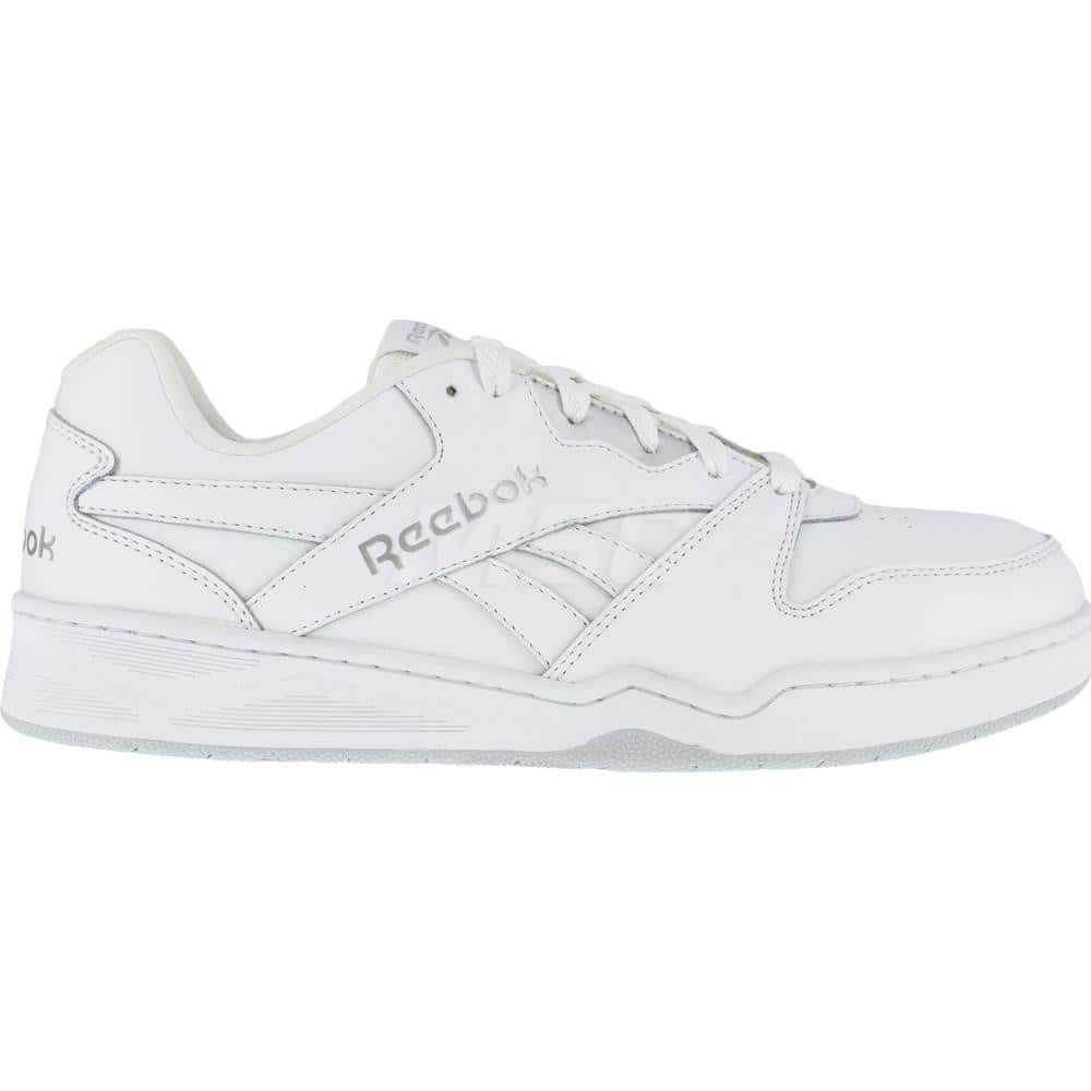 Work Boot: Size 10, Leather, Composite Toe White, Medium Width, Non-Slip Sole