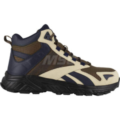 Work Boot: Size 16, Microfiber, Composite Toe Green, Medium Width