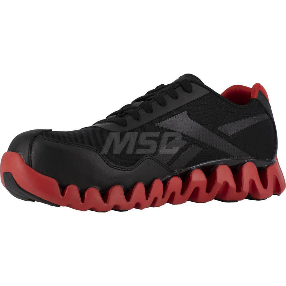 Work Boot: Size 10.5, Mesh, Composite Toe Gray, Wide Width, Non-Slip Sole