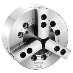 Kitagawa - Power Lathe Chucks Chuck Diameter (Decimal Inch): 4.0000 Number of Jaws: 3 - Exact Tooling