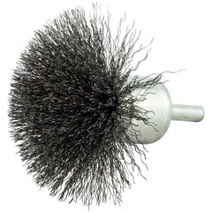 Norton - End Brushes Brush Diameter (Inch): 3 Fill Material: Carbon Steel - Exact Tooling
