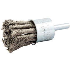 Norton - End Brushes Brush Diameter (Inch): 1 Fill Material: Stainless Steel - Exact Tooling