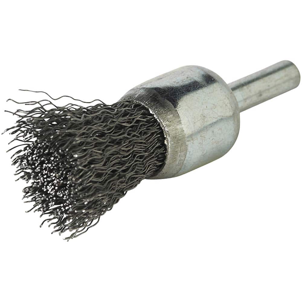 Norton - End Brushes Brush Diameter (Inch): 3/4 Fill Material: Carbon Steel - Exact Tooling