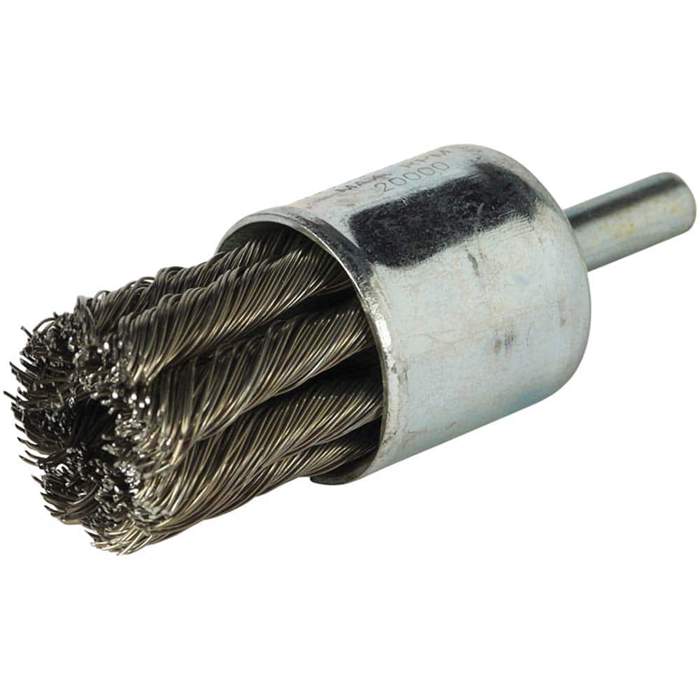 Norton - End Brushes Brush Diameter (Inch): 1 Fill Material: Carbon Steel - Exact Tooling