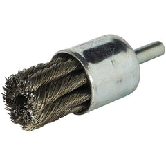 Norton - End Brushes Brush Diameter (Inch): 1 Fill Material: Carbon Steel - Exact Tooling