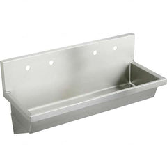ELKAY - Stainless Steel Sinks Type: Multiple Wash-Station Outside Length: 48 (Inch) - Exact Tooling