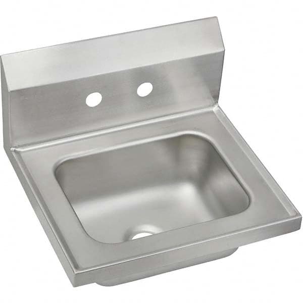 ELKAY - Stainless Steel Sinks Type: Hand Sink Outside Length: 16-3/4 (Inch) - Exact Tooling