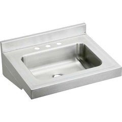 ELKAY - Stainless Steel Sinks Type: Lavatory Sink-Wall Hung Outside Length: 22 (Inch) - Exact Tooling