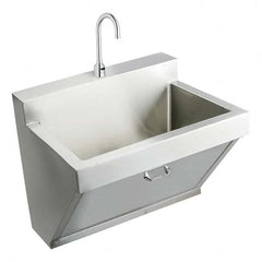 ELKAY - Stainless Steel Sinks Type: Surgeon's Scrub Sink Outside Length: 30 (Inch) - Exact Tooling