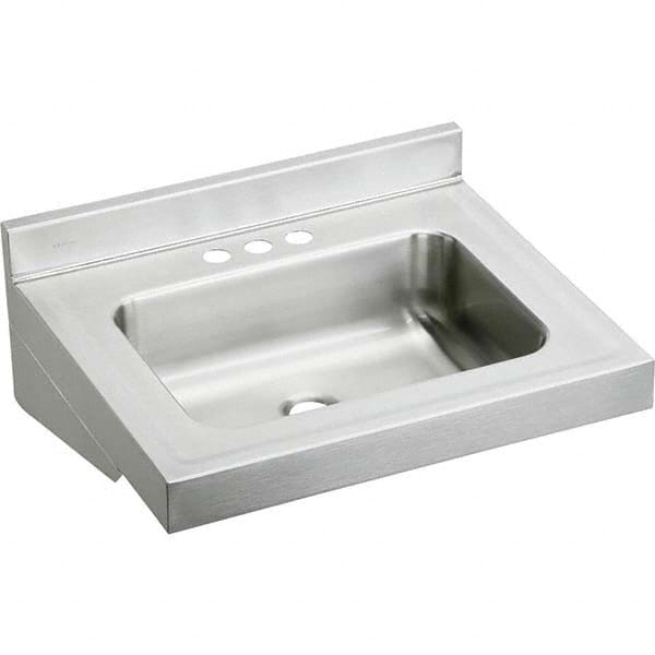 ELKAY - Stainless Steel Sinks Type: Lavatory Sink-Wall Hung Outside Length: 22 (Inch) - Exact Tooling