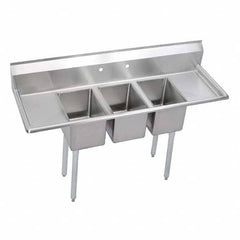 ELKAY - Stainless Steel Sinks Type: Scullery Sink Outside Length: 66 (Inch) - Exact Tooling