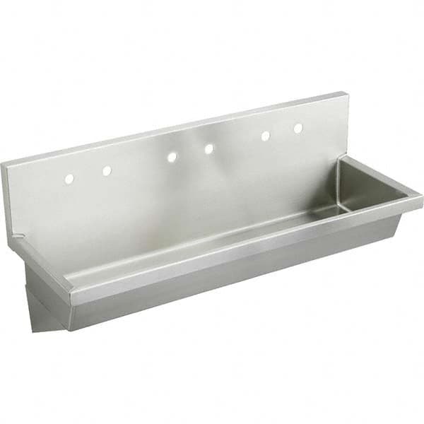 ELKAY - Stainless Steel Sinks Type: Multiple Wash-Station Outside Length: 60 (Inch) - Exact Tooling