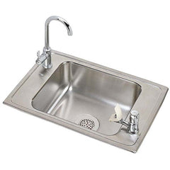ELKAY - Stainless Steel Sinks Type: Drop In Sink Outside Length: 25 (Inch) - Exact Tooling