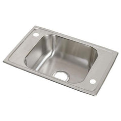 ELKAY - Stainless Steel Sinks Type: Drop In Sink Outside Length: 25 (Inch) - Exact Tooling