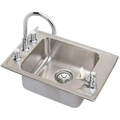 ELKAY - Stainless Steel Sinks Type: Drop In Sink Outside Length: 37-1/4 (Inch) - Exact Tooling