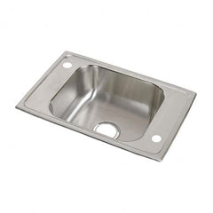 ELKAY - Stainless Steel Sinks Type: Drop In Sink Outside Length: 25 (Inch) - Exact Tooling