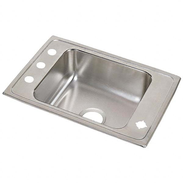 ELKAY - Stainless Steel Sinks Type: Drop In Sink Outside Length: 25 (Inch) - Exact Tooling