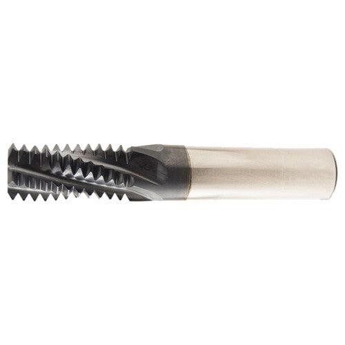 ‎1/8-27 4 Flute NPT Solid Thread Mill-TiAlN - Exact Tooling