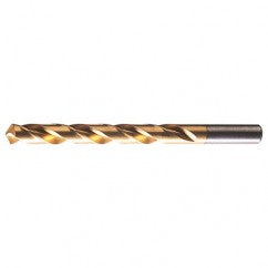 #23 RHS / RHC HSS 118 Degree Radial Point General Purpose Drill - TiN - Exact Tooling