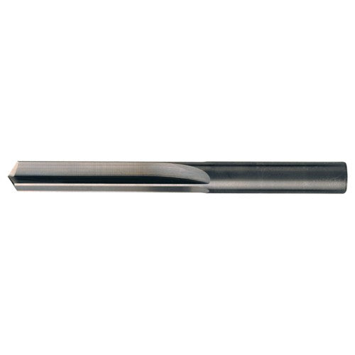 ‎#43 Dia. × 0.089″ Shank × 3/4″ Flute Length × 1-3/4″ OAL, 140°, Bright, 2xD Flute, Round Solid Carbide Drill - Exact Tooling