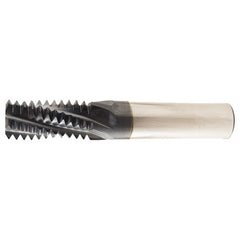 ‎1/2-14 4 Flute BSPP Solid Thread Mill-TiAlN - Exact Tooling