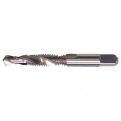 ‎3/8-16 UNC 2 Flute HSS Standard Combination Tap and Drill- Bright - Exact Tooling