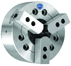 3-Jaw Power Chuck; 6 inch; Direct Mount A2-5 - Exact Tooling