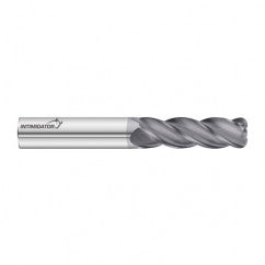 1/2 Dia. x 5 Overall Length 4-Flute .030 C/R Solid Carbide SE End Mill-Round Shank-Center Cut-FC18 - Exact Tooling