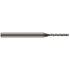 Harvey Tool - Square End Mills; Mill Diameter (Inch): 1/4 ; Mill Diameter (Decimal Inch): 0.2500 ; Length of Cut (Inch): 1-3/4 ; Length of Cut (Decimal Inch): 1.7500 ; Material: Solid Carbide ; Finish/Coating: Uncoated - Exact Tooling