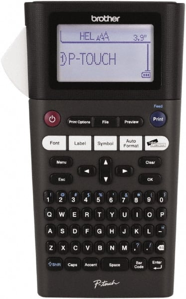 Brother - Handheld Electronic Labeling Tool - 5-1/4" Wide x 8-1/2" Long - Exact Tooling
