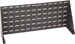 Quantum Storage - 125 Lb Capacity, 8" Deep x 36" Wide x 12" High, Static Dissipative Bench Rack - 1 Side - Exact Tooling