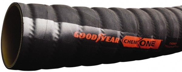 Continental ContiTech - 2" ID x 2.4" OD, 100' OAL, Chemical Handling Hose - 200 Max Working psi, -40 to 250°F, 5" Bend Radius, Black - Exact Tooling