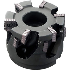 Kyocera - Indexable Square-Shoulder Face Mills; Cutting Diameter (Inch): 3 ; Cutting Diameter (Decimal Inch): 3.0000 ; Arbor Hole Diameter (Inch): 1 ; Lead Angle: 90 ; Overall Height (mm): 60.00000 ; Insert Compatibility: SPMT1806EN? - Exact Tooling