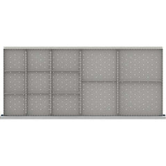 LISTA - 13-Compartment Drawer Divider Layout for 3.15" High Drawers - Exact Tooling
