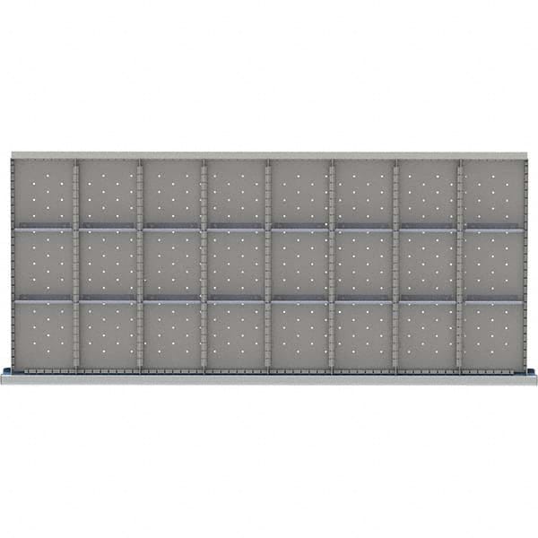 LISTA - 24-Compartment Drawer Divider Layout for 3.15" High Drawers - Exact Tooling