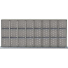 LISTA - 24-Compartment Drawer Divider Layout for 3.15" High Drawers - Exact Tooling