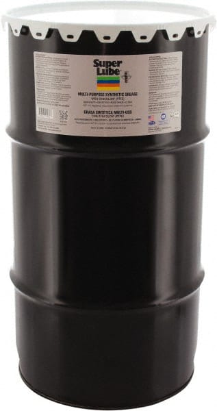 Synco Chemical - 120 Lb Keg Synthetic Lubricant w/PTFE General Purpose Grease - Translucent White, Food Grade, 450°F Max Temp, NLGIG 0, - Exact Tooling
