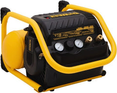 DeWALT - 1.1 hp, 3.0 CFM, Horizontal Portable Compressor - 2.5 Gal Tank, 12 Amp, 200 psi, 120V (60 Hz) - Exact Tooling