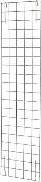 Quantum Storage - 22" Wide, Open Shelving Accessory/Component - Chrome, Chrome Finish, 73" Long, Use with Wire Shelving Units - Exact Tooling