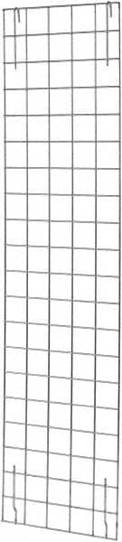 Quantum Storage - 16" Wide, Open Shelving Accessory/Component - Chrome, Chrome Finish, 62" Long, Use with Wire Shelving Units - Exact Tooling