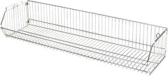 Quantum Storage - 20" Wide, Open Shelving Accessory/Component - Chrome, Chrome Finish, 48" Long, Use with Wire Shelving Units - Exact Tooling