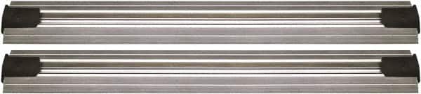 Quantum Storage - 2-1/2" Wide, Open Shelving Accessory/Component - Aluminum, Anodized Aluminum Finish, 180" Long, Use with Wire Shelving Units - Exact Tooling