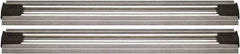 Quantum Storage - 2-1/2" Wide, Open Shelving Accessory/Component - Aluminum, Anodized Aluminum Finish, 180" Long, Use with Wire Shelving Units - Exact Tooling