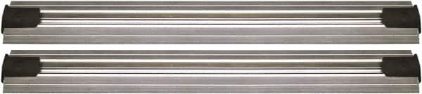 Quantum Storage - 2-1/2" Wide, Open Shelving Accessory/Component - Aluminum, Anodized Aluminum Finish, 168" Long, Use with Wire Shelving Units - Exact Tooling