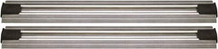 Quantum Storage - 2-1/2" Wide, Open Shelving Accessory/Component - Aluminum, Anodized Aluminum Finish, 96" Long, Use with Wire Shelving Units - Exact Tooling
