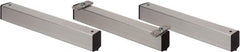 Quantum Storage - 2" Wide, Open Shelving Accessory/Component - Aluminum, Anodized Aluminum Finish, 24" Long, Use with Wire Shelving Units - Exact Tooling